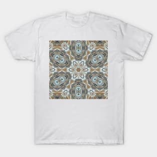 delightful complex art nouveau and art deco styled pattern T-Shirt